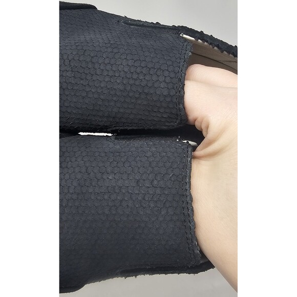 Sarto By Franco Sarto Lazer Platform Slip Ons Black Snake Embossed Leather Sz 7 - Picture 13 of 13